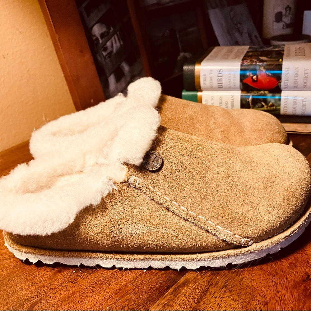 Birkenstock Zermatt Shearling Slippers 35